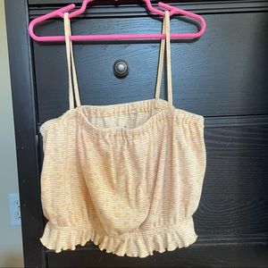 Pacsun Cropped Bubble Tank Top Size S